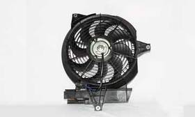 Tyc 610610 Condenser Cooling Fan Assembly For 01-06 Hyundai Santa Fe 2.4/2.7l Hy3113109