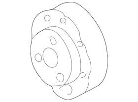 Volkswagen 06b-119-145 Genuine Pulley