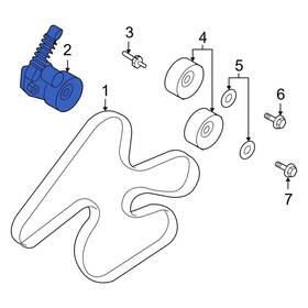 Volvo Oe 31216199 For Xc90 2006-2011 Accessory Drive Belt Tensioner Assembly