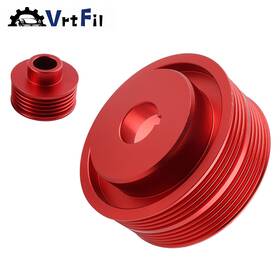 Vrtfil H-bpu004-rd Red For Subaru Impreza Wrx 2.0l 2.5l Ej20 2002-2007 Aluminum Crank Shaft Pulley