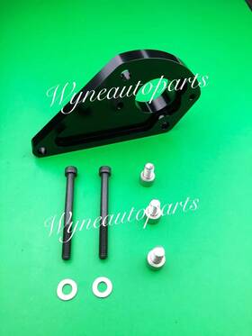 Wap 1738-bk2 Aluminum Power Steering Bracket Ls1 Ls6 98-02 Camaro/firebird F-body Black