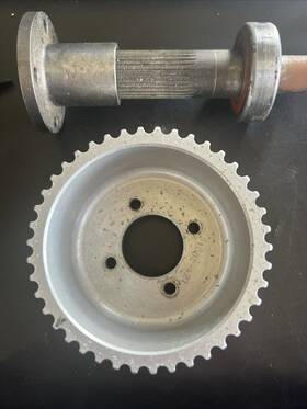 Weiland 91002 Blower Drive Pulley 42t/ Splined Hub / Shaft Oil Pump