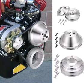 Weisen 7050500101 A&c Water Pump V-belt Pulley Kit For Small Block Ford 351m 400 V8 5.0l