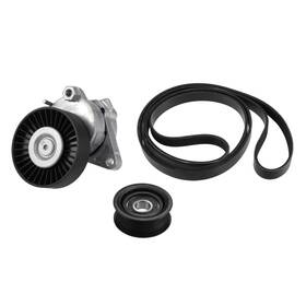 X Autohaux A23102300ux0643 Serpentine Drive Belt Tensioner Pulley 3.74 Inch Silver Tone Black