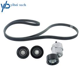 Yibei-tech Yi343686t V-belt And Tensioner Idler Pulley Kit For Hyundai Tucson Kia Optima 11-14