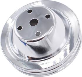 Yuchenshlp Sx-25123-c 1 Pcs Polished Long Water Pump Pulley Lwp Double-groove For Small Silver
