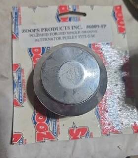 Zoops 6009-fp 6009 Billet Aluminum Pulley Alternator Single Groove V-belt Gm Nos