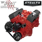 Black Small Block Chevy Serpentine Conversion Kit - Alternator Only, Electric Wp New. Price: $255.00.