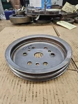 1964-1968 Corvette Crankshaft Pulley 327 Dual Groove Oem Gm 3850838 Bg Has Crack Used. Price: $10.00.