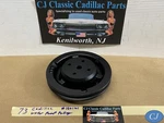 Restored 73 Cadillac 472 500 Engine Cast Iron Water Pump Pulley Double Groove Used. Price: $149.99.