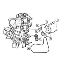 Genuine Mopar Idler Pulley Package 5083726AB New. Price: $237.80.