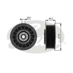 Gates Drivealign Idler Pulley T38092 Oe Part For Mercedes-benz New. Price: $52.31.