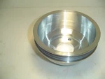 Crankshaft Pulley Billet March Perf. 7- Inch Serpentine Belt 6 Groove Bbc Used. Price: $79.99.