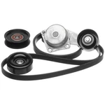Gates 90K38274C Complete Serpentine Belt Drive Component Kit New. Price: $231.50.