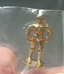 Vintage 1982 Lfl Star Wars Micro Collection C3PO Diecast Figure #733001, Sealed! New. Price: $30.00.