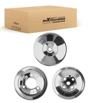 Chrome Crankshaft Pulley Set For Big Block Chevy 396 427 454 Bbc Long Water New. Price: $139.38.