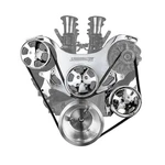 Chevy Bbc 454 Aluminum Complete Serpentine Engine Pulley Kit Polished Used. Price: $563.91.