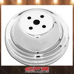 Cobra-tek Fits 1955-68 Chevy Bb Big Block Chrome Steel Water Pump Pulley 2 New. Price: $45.07.