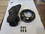 07-2012 Dodge Ram 6.7L Cummins Fan Clutch Bearing Bracket W/t Pulley Used. Price: $249.00.