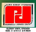 Parnelli Jones Enterprises - Glossy Vinyl Sticker Decal Vintage Racing Scca New. Price: $8.04.