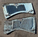 Vintage Original 1935 Ford Pickup Truck Hood Sides With V8 Emblems Flathead Oem Used. Price: $499.99.