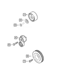 Genuine Mopar Idler Pulley 68095472AA New. Price: $107.68.