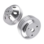 2/3 Groove Crankshaft Pulley Combo For Chevy 265-400 V8 Long Water Pump Aluminum New. Price: $53.00.