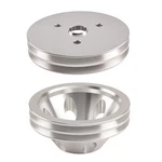 Polished Engine Belt Drive Kit For Chevy Small Block 283-350 Short Pump Pulley New. Price: $71.15.