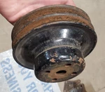 1975-76 Buick 455 Groove Water Pump Pulley #1247885 Used. Price: $45.00.