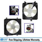 Condenser Radiator Cooling Fan Assembly Pair Set For Honda Accord Acura Cl New. Price: $159.95.