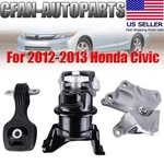 For 2012-2013 Honda Civic 1.8L Auto Pcs Engine Motor & Trans Mount Set New. Price: $90.00.