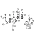 Genuine Mopar Idler Pulley 68459078AA New. Price: $10.80.