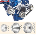 Fit Ford Small Block 302 351W 351C 351M A/c+water Pump V-belt Pulley Kit New. Price: $101.99.