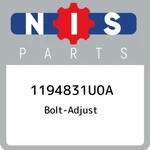Nissan Bolt-adjust 1194831U0A, New Genuine Oem Part. Price: $16.31.