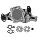 Chrome Water Pump For Sb Chevy 283-350 V8 Passenger Cars 1955-1968 Aluminum New. Price: $85.58.