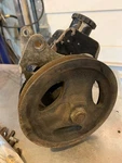 1971-1974 Pontiac Firebird Trans Am 400 455 Power Steering Pump Pulley + Bracket Used. Price: $154.99.