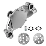 Chrome Bbc Water Pump For Big Block Chevy 396-454 Short Pulley Kit New. Price: $147.24.