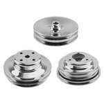 Big Block Chevy Crankshaft Chrome For 396-454 Bbc Power Steering Pulley 3PC New. Price: $138.15.