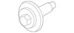 Genuine Ford Pulley Bolt W716498-S437 Qty New. Price: $19.68.