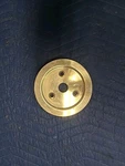 Big Block Chevy Single V-belt Billet Aluminum Crank Pulley Used. Price: $40.00.