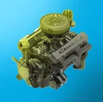 Chevy 327 Small Block V8 - Engine 3D 12 18 24 Big Tamiya Revell Monogram Amt New. Price: $59.00.
