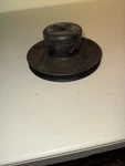 1971-1973 Ford Mustang Cougar Torino Montego Water Pump Pulley D1AE-8509-B1A Used. Price: $30.00.