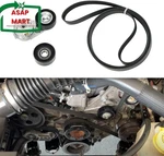 Engine Serpentine Belt Tensioner Idler Pulley Drive Kit Compatible With Jeep Wra New. Price: $74.17.