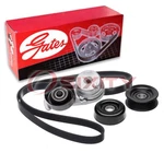 Gates Complete 90K-38189C Serpentine Belt Drive Component Kit For K49293C Pj New. Price: $102.45.