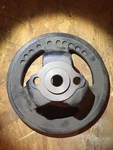 Brand New Nos 1954 Ford Mercury Power Steering Crankshaft Pulley ECG-66319-A. Price: $499.00.