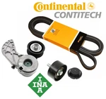 For Porsche Cayenne 3.2L Belt Tensioner Idler Pulley Kit 3PCS Ina Conti Oem New. Price: $167.52.