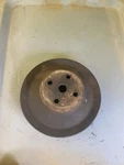 1970S? Chevrolet Chevy Truck Gm Fan Pulley Water Pump Groove 250? Hei? Used. Price: $65.00.