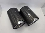 Genuine Bmw 2 3 4 5 6 Carbon Fiber Fibre Performance Exhaust Tip Finisher Used. Price: $233.21.