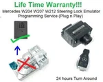 Esl Elv Emulator Mercedes W204 X204 W207 W212 Steering Lock Programming Service New. Price: $100.00.