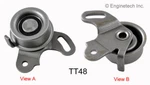 Engine Timing Belt Tensioner-vin: K, Sohc, Carb, Mitsubishi, Valves TT48 New. Price: $47.99.
